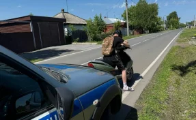 В Кузбассе 15-летний подросток на мопеде попался инспекторам ГАИ