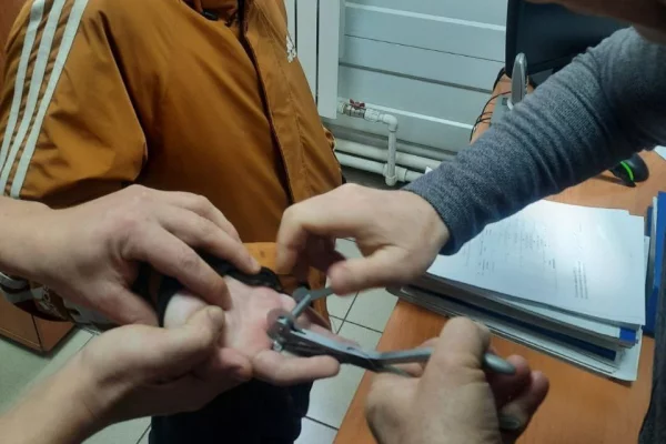 В Кузбассе пожарные помогли мальчику снять кольцо с отёкшего пальца