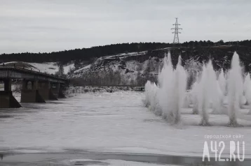 Фото: Когда взорвут лёд на Томи в Кемерове 1