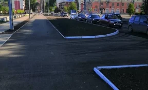 На оживлённом перекрёстке Новокузнецка на 90% восстановили благоустройство