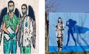 В центре Новокузнецка появятся граффити с изображением медиков