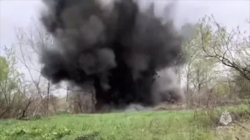 Фото: Авиабомбу времён Великой Отечественной войны взорвали в Кабардино-Балкарии 1