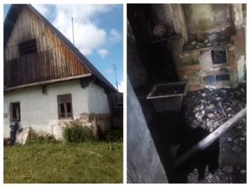 Фото: Глава Гурьевского округа опубликовал фото с места смертельного пожара 1