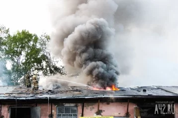 Фото: Кузбасский пенсионер погиб при пожаре в жилом доме 1