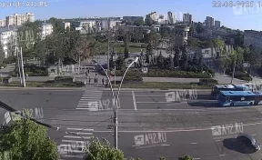 ДТП у Парка Ангелов в Кемерове попало на дорожную камеру A42.RU