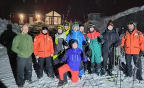 В Шерегеше спасли группу лыжников, заблудившихся в лесу