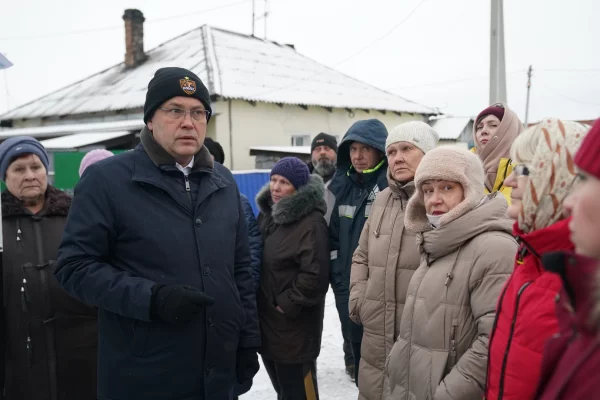 Губернатор Кузбасса проверил, как идёт откачка воды из подвалов в Белове