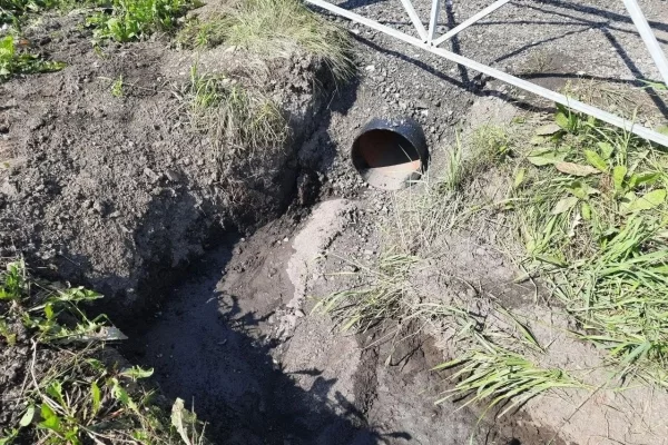 В Кемерове жителей деревни Красная избавили от подтопления домов и дорог