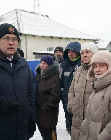 Губернатор Кузбасса проверил, как идёт откачка воды из подвалов в Белове