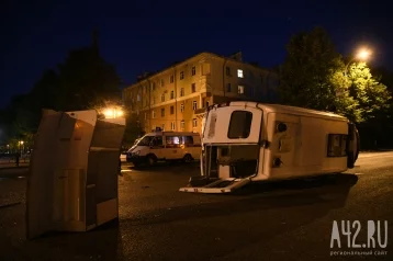 Фото: Медики пострадали в ДТП с машиной скорой помощи в центре Кемерова 1