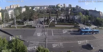 Фото: ДТП у Парка Ангелов в Кемерове попало на дорожную камеру A42.RU 1