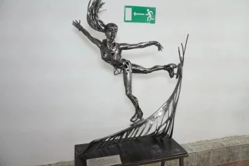 Фото: Какая «Жесть»: в исторической локации Кемерова открыли выставку скульптур Алексея Шкляра 2