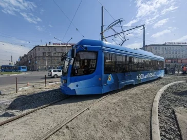 Фото: В Новокузнецке запустить трамваи по новому кольцу у вокзала планируется в начале июня 3