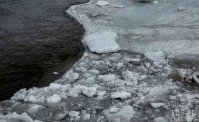 9 дачных участков затопило в Мысках из-за ледового затора