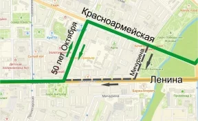 В Кемерове с 17 февраля изменится маршрут движения автобуса №182э