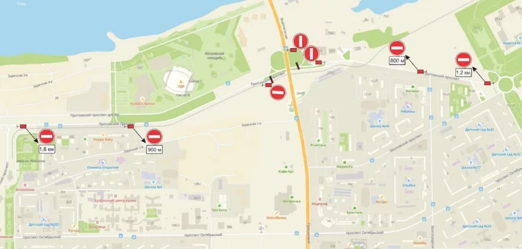 Фото: В Кемерове из-за капремонта Кузбасского моста Притомский проспект временно перекроют в ночное время 2