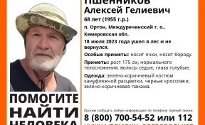 68-летний кузбассовец ушёл в лес и не вернулся: начались поиски
