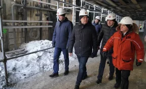 Губернатор провёл строительный штаб в Музейно-театральном комплексе в Кемерове