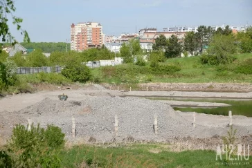 Фото: Кемеровчане возмущены засыпкой пруда на ФПК 4