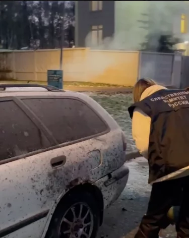 Опубликовано видео с места взрыва в Москве, в результате которого погибли сотрудники ДПС