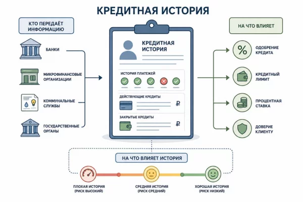 Влияние займов на кредитную историю и оценку заёмщика