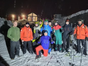 Фото: В Шерегеше спасли группу лыжников, заблудившихся в лесу 1