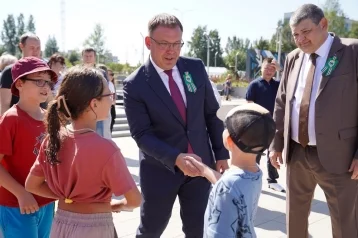 Фото: В Новокузнецке состоялась церемония открытия Площади защитников Донбасса 1