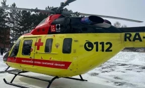 «Состояние стабилизировано»: в Кузбассе двухлетнего ребёнка эвакуировали в больницу на вертолёте 