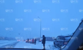 Очевидцы сообщили о многочисленных ДТП на Леснополянском шоссе в Кемерове