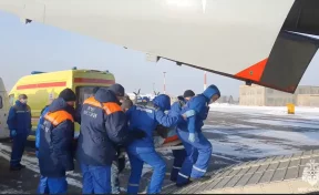 Из Кызыла в Красноярск вылетел спецборт МЧС с пострадавшими во время ЧП на Шагонарской ТЭЦ
