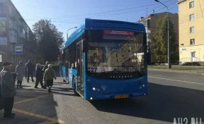В Кемерове за нарушение масочного режима сняли с маршрута автобусы