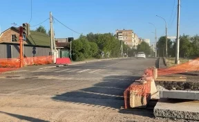 В Кемерове раньше срока открыли перекрёсток улиц Каменской и Сибиряков-Гвардейцев