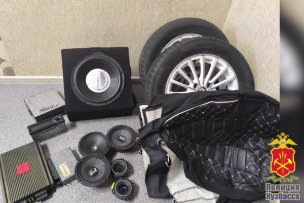 Двое мужчин украли приборную панель, колеса и чехлы из автомобиля кузбассовца
