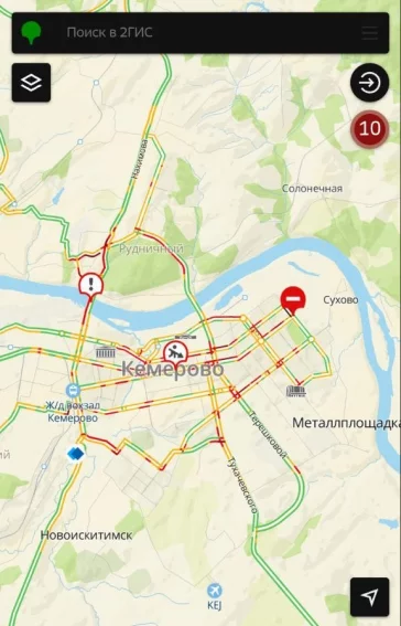 Фото: «Что, снег впервые в Сибири выпал?»: кемеровчане утром 24 ноября встали в 10-балльных пробках 1