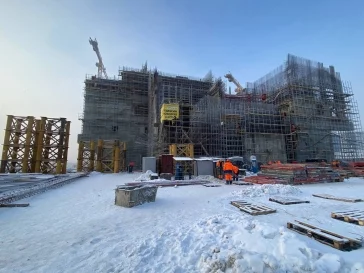 Фото: Минстрой Кузбасса показал новые фото со стройки культурного кластера в Кемерове 5