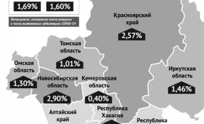 В Кузбассе отметили самый низкий показатель смертности среди больных коронавирусом в Сибири