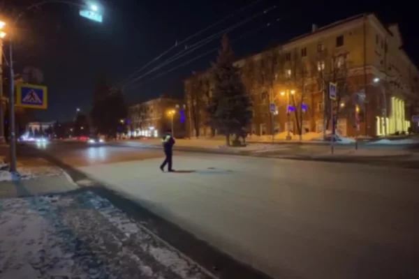 В Кемерове полицейские нашли нарушения в освещённости пешеходных переходов