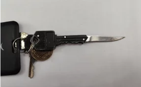 Кузбассовец замаскировал складной нож под ключ, чтобы пронести его в зал суда