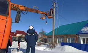 Электричество частично пропало в Новокузнецке и окрестностях после метели