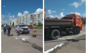 В Кузбассе последствия ДТП с автомобилем Росгвардии сняли на видео