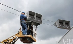 В Кемерове c 12 мая изменили режим работы реверсивных светофоров на Советском проспекте
