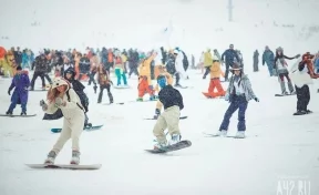 Кузбасский горнолыжный курорт «Шерегеш» открыл зимний сезон первым в России
