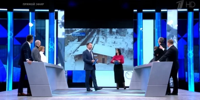 Фото: В популярном ток-шоу на Первом канале обсудили баню на крыше кемеровской многоэтажки 1