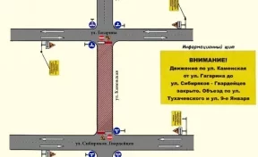 В Кемерове на выходных закроют проезд по Каменской улице