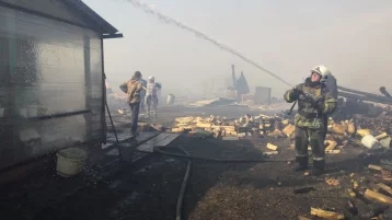 Фото: В Кузбассе возбудили уголовное дело по факту крупного пожара в Ижморском районе 1