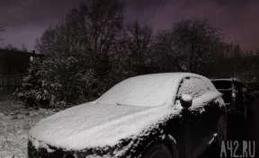 Жители Новокузнецка публикуют фото и видео первого снегопада