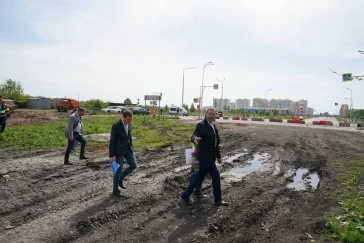 Фото: Мэр Кемерова показал ход строительства продолжения Комсомольского проспекта 5