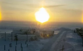 Три солнца над Ямалом сняли на видео