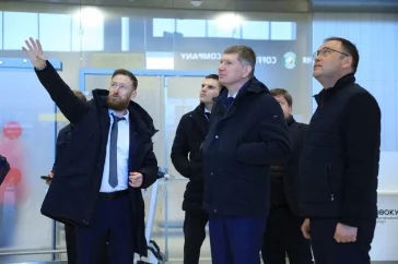 Фото: В Кузбасс с рабочим визитом прибыл глава Минэкономразвития РФ Максим Решетников 3