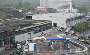 После пожара: как выглядит сгоревший в Кемерове автосалон